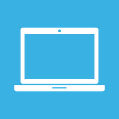 Illustration and icon of laptop