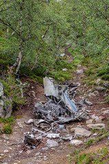 World War II plane wreck in Norway