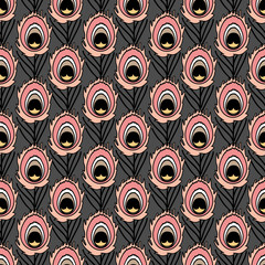 vector animals seamless pattern