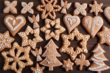 Gingerbread cookies.