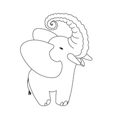 vector cartoon animal clip art