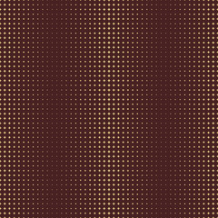 Obraz premium Seamless geometric vector pattern. Modern ornament with stars. Geometric abstract brown and golden pattern