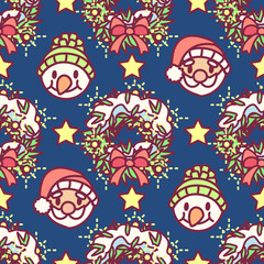 vector christmas seamless pattern