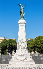 Monument in the center of Nice, France