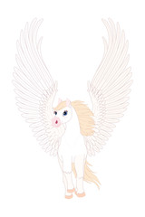 vector pegasus clip art
