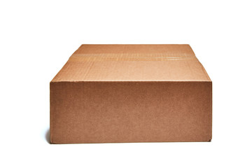 Cardboard Box isolated on a White background