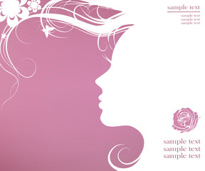 Beauty woman.Vector Illustration.