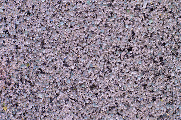 Wall texture painted granular glass