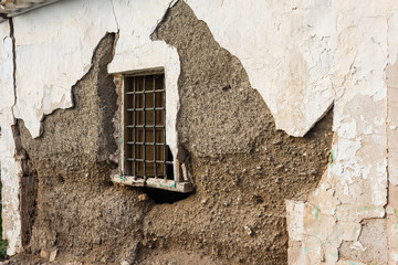 old latticed window