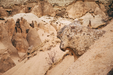 Dervent mountain valley in Cappadocia, Turkey