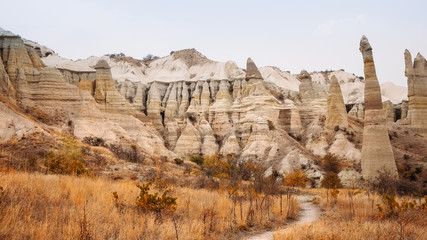 Dervent mountain valley in Cappadocia, Turkey