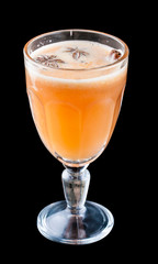 Original cocktails on a dark background.
