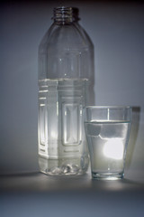 A glass of refreshing water