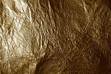 Gold foil texture background 