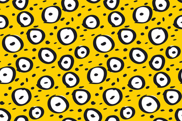 Fun contrast simple dynamic seamless pattern