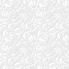 Grey abstract seamless  pattern
