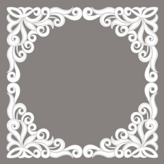 Template frame  design for card.