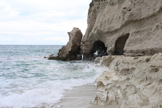  The coast of the Italian city of Tropea