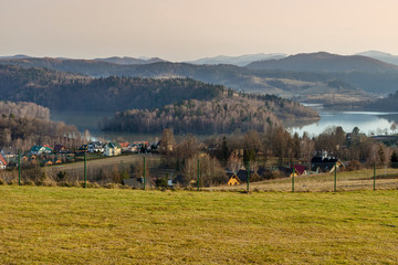 Polish mountains near famous Solina