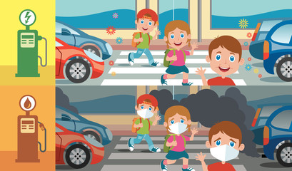 comparison between electric cars and petrol cars