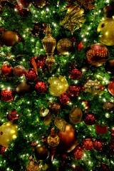 Christmas Tree Ornaments Decorations Celebrating Holidays