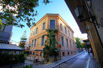 Neoclassical palace in the Plaka district