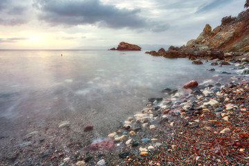 Beach near Aphrodite bath in Polis