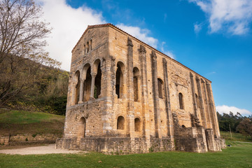 Fototapeta premium church Santa Maria del Naranco Oviedo Asturias Spain