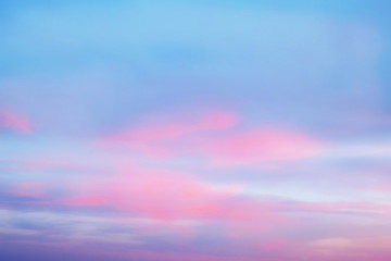 bright colored sky. sunset or dawn. background.