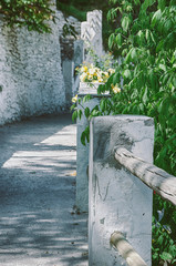 Naklejka premium Spain. Streets of Pampaneira, town of the Alpujarras of Granada in Andalusia.