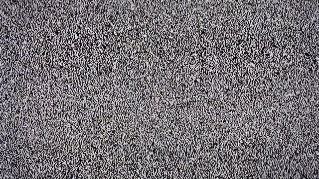 Television grainy noise effect