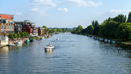 Kingston upon Thames, sailing boats, London, United Kingdom, May 21, 2018 © Maksims