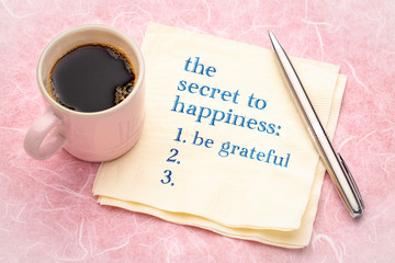 the secret to happiness