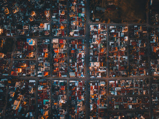 Aerial view of a town in Ethiopia © Trevor