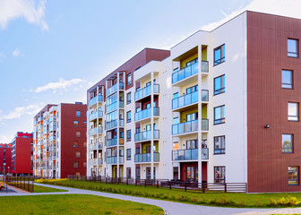 Apartment house home residential building outdoor concept