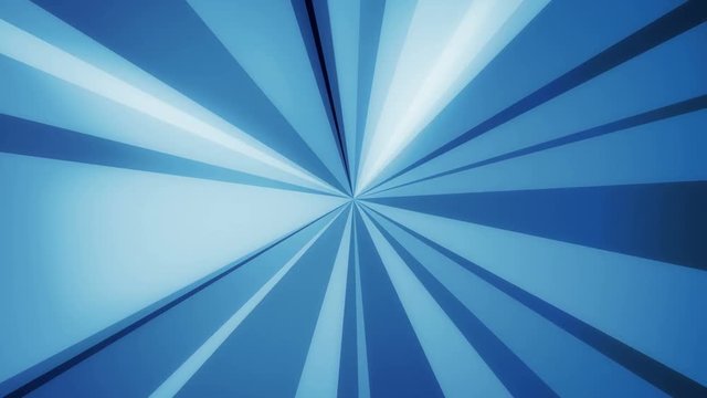 Arba Blue - 60fps 4k Animated Wedges Video Background Loop // This elegant motion background is constructed out of wedge shaped graphical elements all evolving around a central point, lighted decently