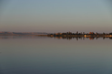 Qarun Lake at Sunset