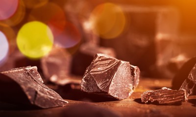 Dark Chocolate Blocks and Pieces
