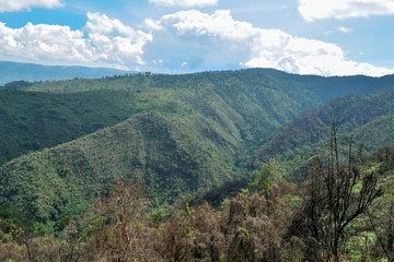 Obraz premium The volcanic landscapes of Naivasha, Rift Valley, Kenya