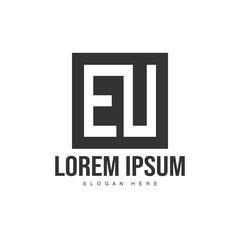 Initial letter logo template. Minimalist letter logo template