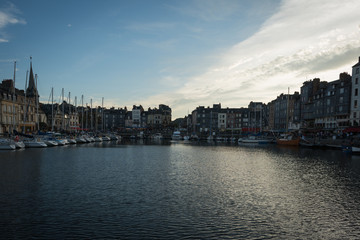 Obraz premium French port resort town Honfleur
