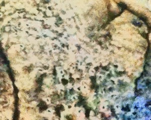 Modern acrylic painting wall art. Grunge texture background. Contemporary abstract fine art. Close up oil paint strokes on canvas. Watercolor unique pattern for design.