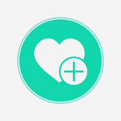 Obraz premium Favorites vector icon sign symbol