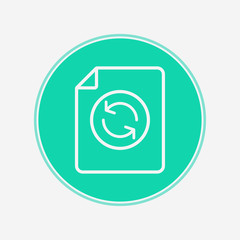 Document vector icon sign symbol