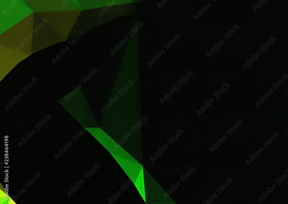 Fototapete Abstract triangular background. Geometric bright texture. Fashion trendy design backdrop. Graphic painting color mix triangles on canvas. Polygonal conceptual art. 
