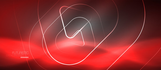 Vector neon color abstract background