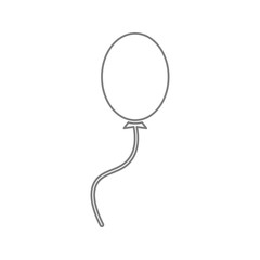 balloon icon. Element of cyber security for mobile concept and web apps icon. Thin line icon for website design and development, app development