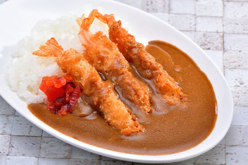 エビフライカレー
