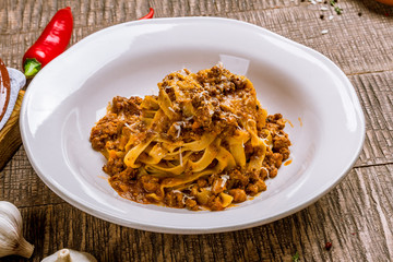 Pasta spaghetti Bolognese