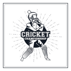 cricket player icon